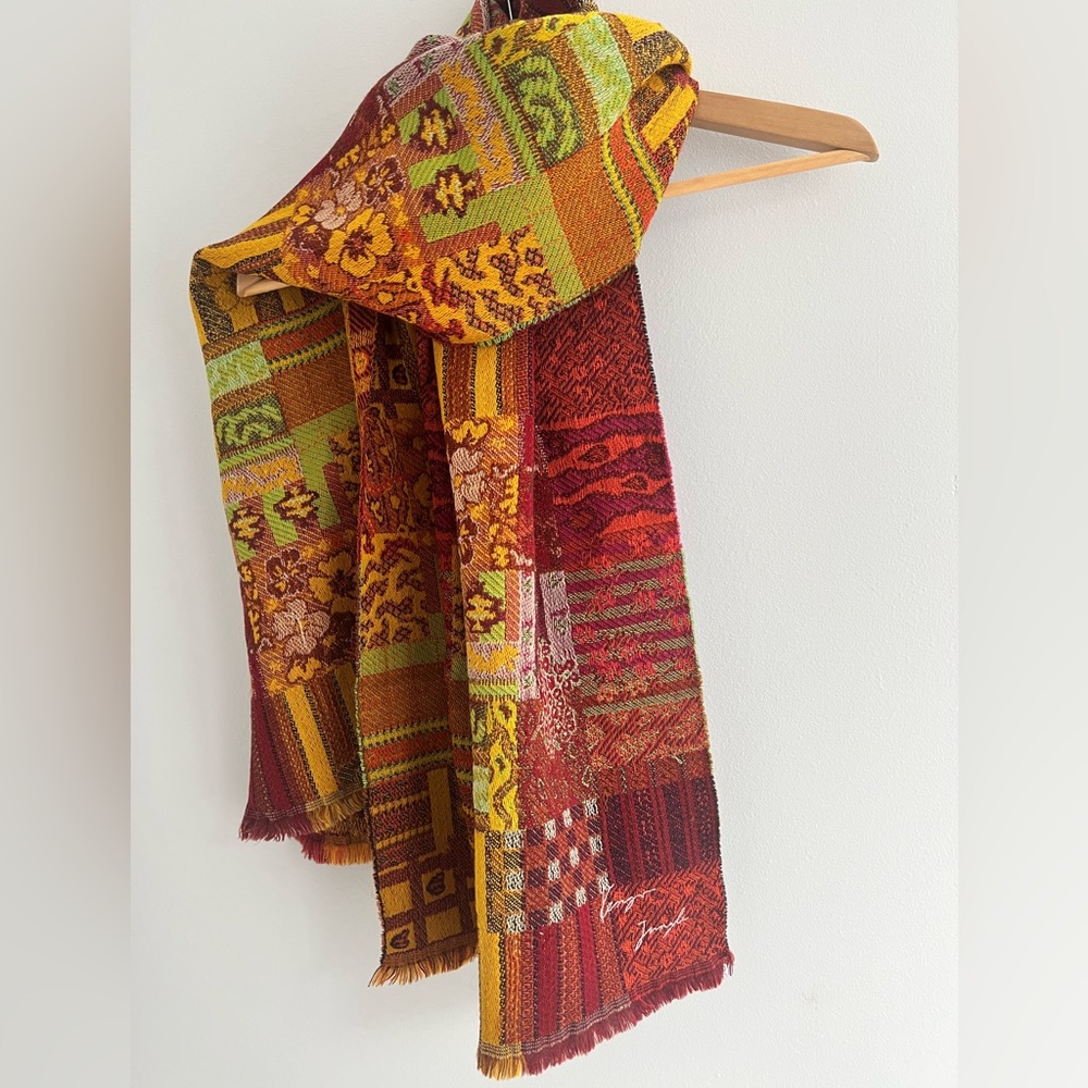 Kenzo Designer Wool Scarf